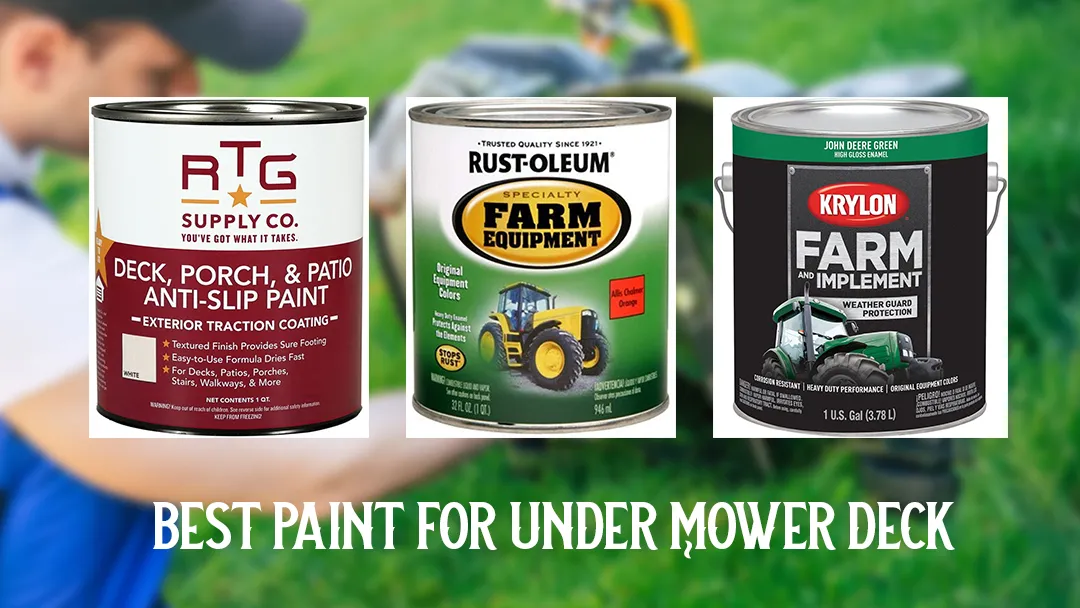 Best paint for under mower deck feature
