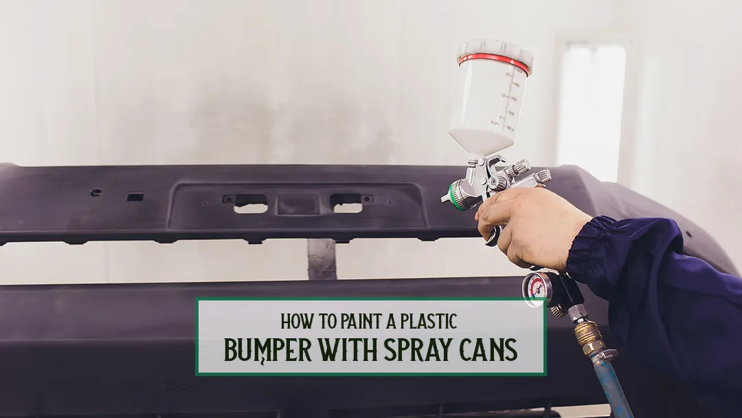 How To Paint A Plastic Bumper With Spray Cans